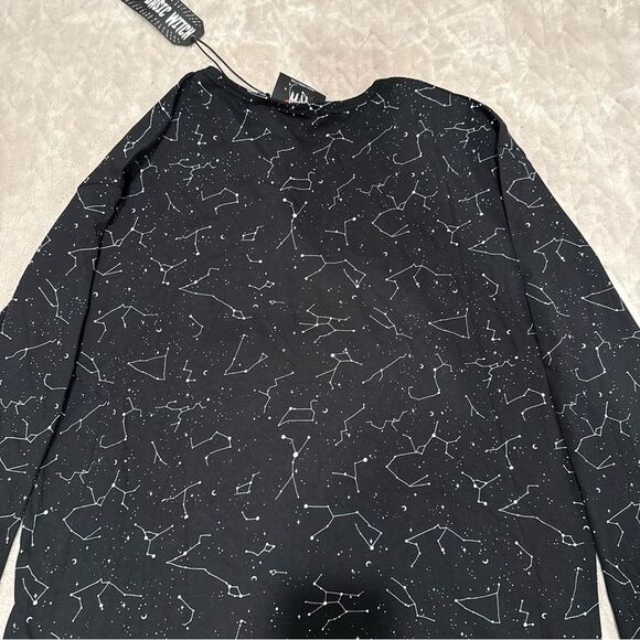 Rogue and Wolf Starlight Constellations Witch Gothic Long Sleeve T Shirt XXL NWT - Picture 6 of 9